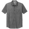 OGIO Men's Blacktop Heather Extend Short Sleeve Botton Up