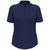 Original Penguin Women's Black Iris/Blue Heather Oxford Polo