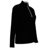 Original Penguin Women's Caviar Black Clubhouse Mock Pullover