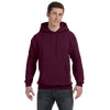 Hanes Men's Maroon 7.8 oz. EcoSmart 50/50 Pullover Hood