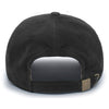 Pacific Headwear Black Hybrid Corduroy Dad Cap