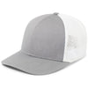 Pacific Headwear Heather Grey/White/Heather Grey Fusion Trucker Cap