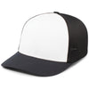 Pacific Headwear White/Navy/Navy Fusion Trucker Cap