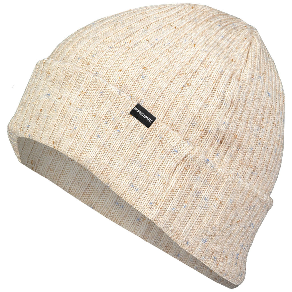 Pacific Headwear Cream Tweed Beanie