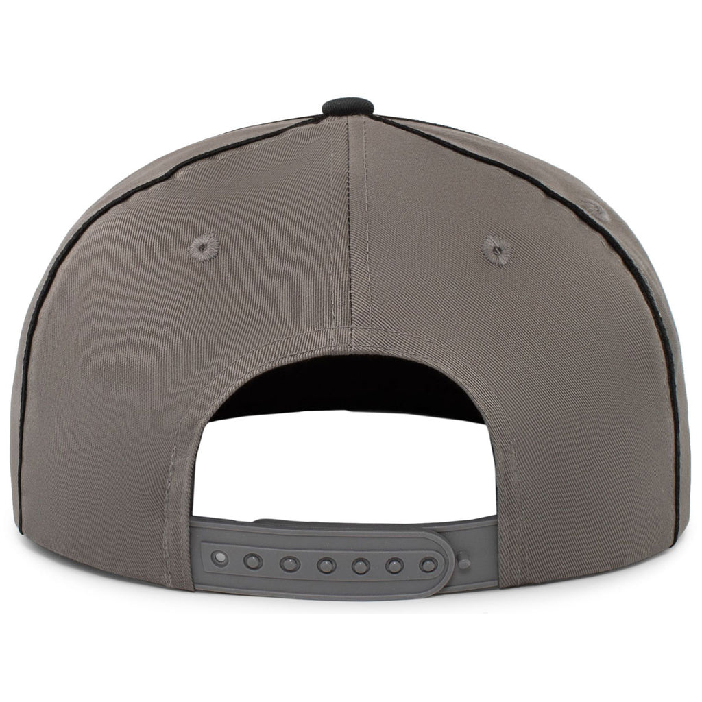 Pacific Headwear Graphite/Black Momentum Team Cap