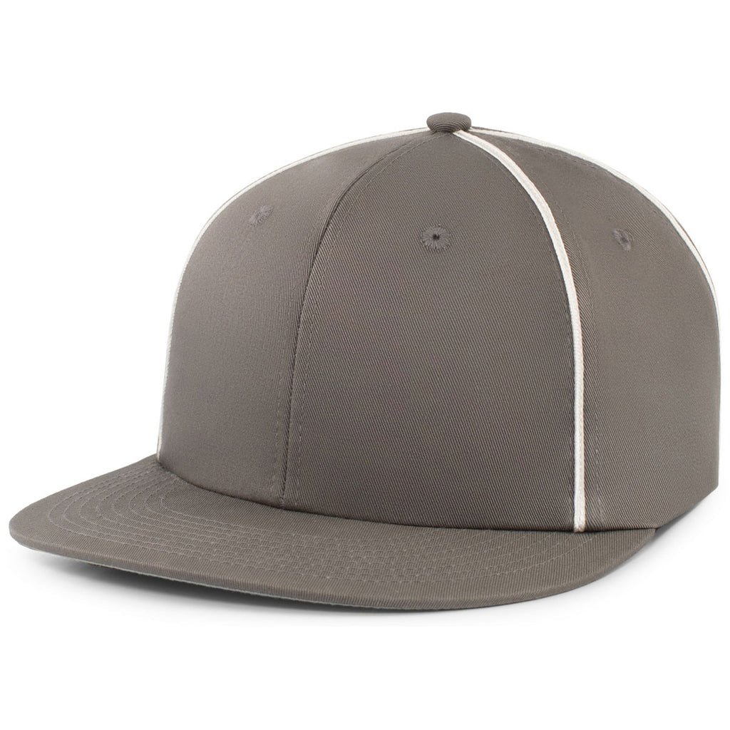 Pacific Headwear Graphite/White Momentum Team Cap