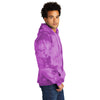 Port & Company Men's Purple Crystal Tie-Dye Pullover Hoodie