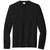 Port & Company Men's Black Tri-Blend Long Sleeve Tee