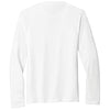 Port & Company Men's White Long Sleeve Fan Favorite Blend Tee