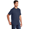 Port & Company Men's Navy Core Cotton DTG Tee