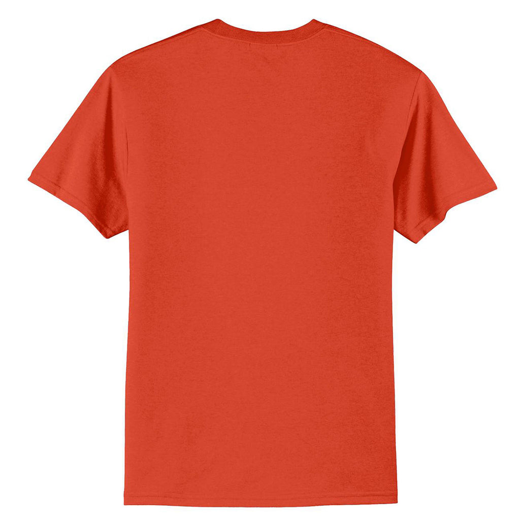 Port & Company Men's Orange Core Blend Tee