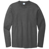 Port & Company Coal Grey Long Sleeve Bouncer Tee