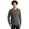 Port & Company Dark Heather Grey Long Sleeve Bouncer Tee