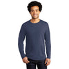 Port & Company Team Navy Heather Long Sleeve Bouncer Tee