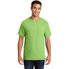 Port & Company Men's Lime Essential Pocket Tee