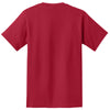 Port & Company Men's Red Essential Pocket Tee