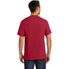 Port & Company Men's Red Essential Pocket Tee