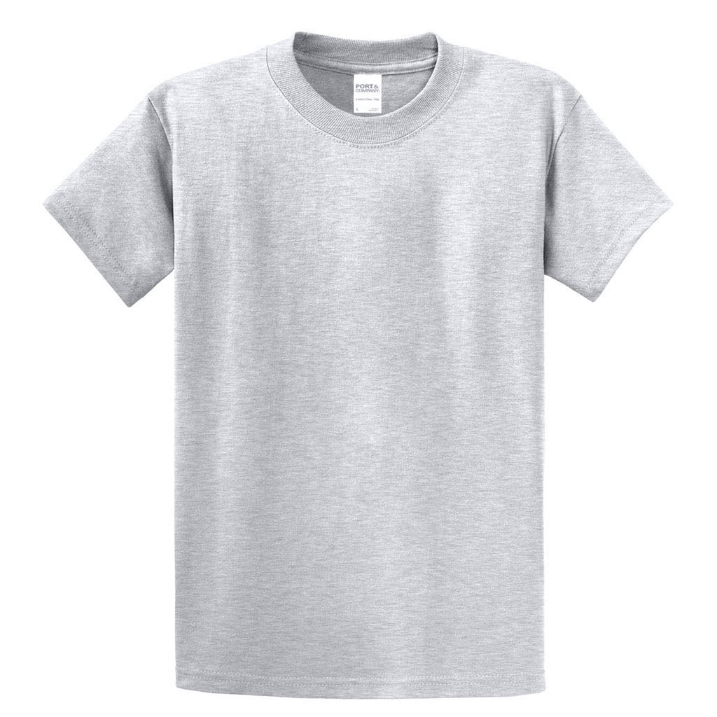 Port & Company Men's Ash Grey Essential T-Shirt
