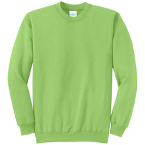 Port & Company Men's Lime Core Fleece Crewneck Sweatshirt