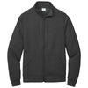 Port & Company Men's Dark Heather Grey Core Fleece Cadet Full-Zip Sweatshirt