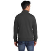 Port & Company Men's Dark Heather Grey Core Fleece Cadet Full-Zip Sweatshirt