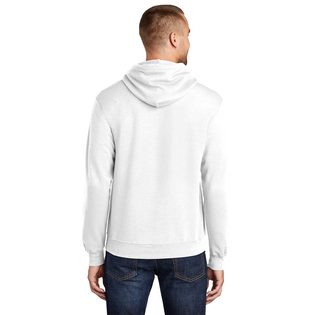 Port & Company Men's White Tall Core Fleece Pullover Hoodie