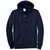 Port & Company Men's Navy Essential Fleece Full-Zip Hooded Sweatshirt