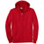 Port & Company Red Ultimate Full Zip Hooded Sweatshirt