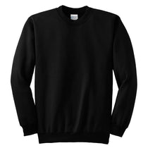 Port & Company Black Ultimate Crewneck Sweatshirt
