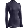 Under Armour Women's Navy ColdGear Fitted L/S Mock