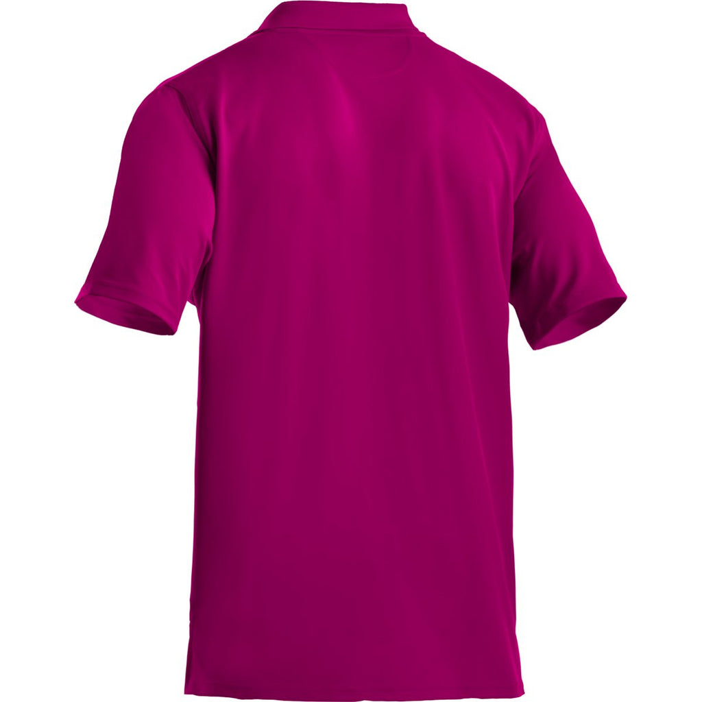 Under Armour Men's Tropic Pink Performance Team Polo