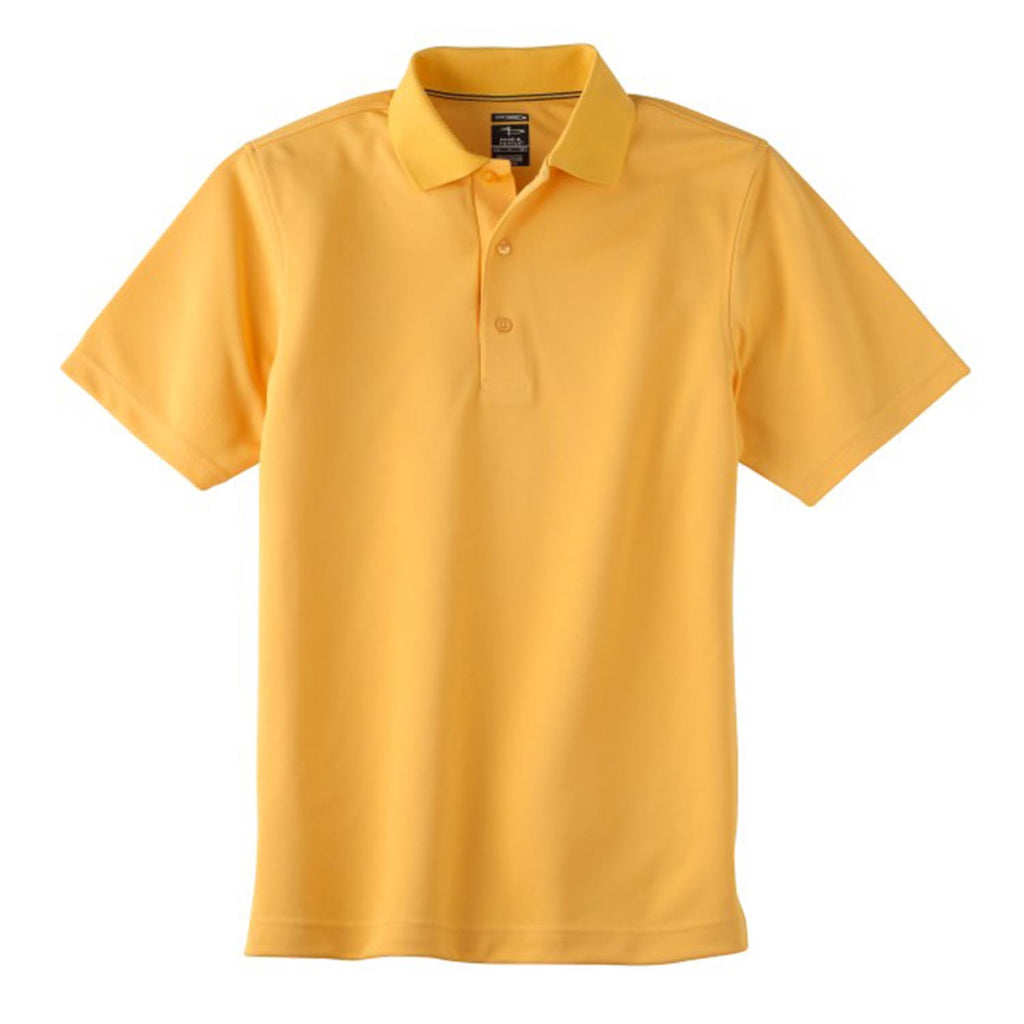 Page and Tuttle Men's Yellow Pique Polo