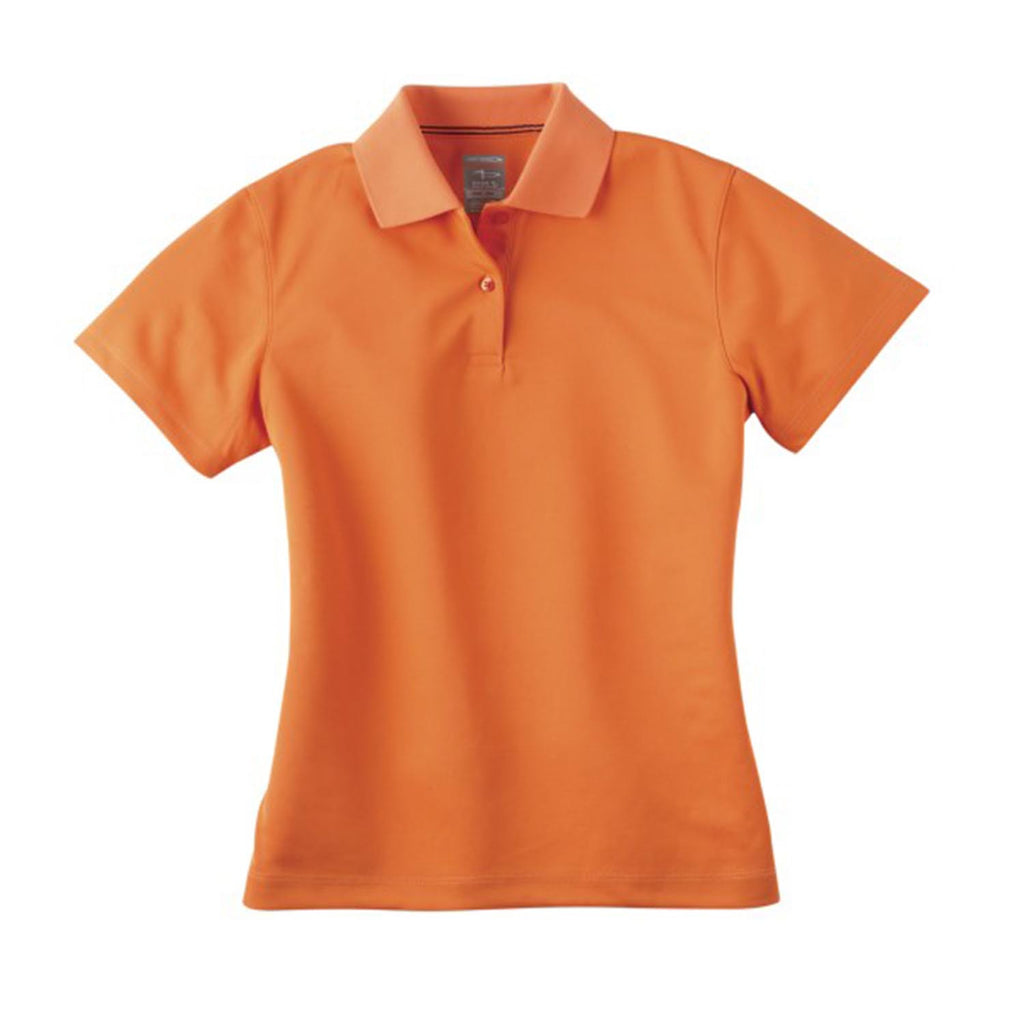 Page and Tuttle Women's Orange Pique Polo