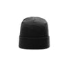 Richardson Black R-Series Solid Beanie with Cuff