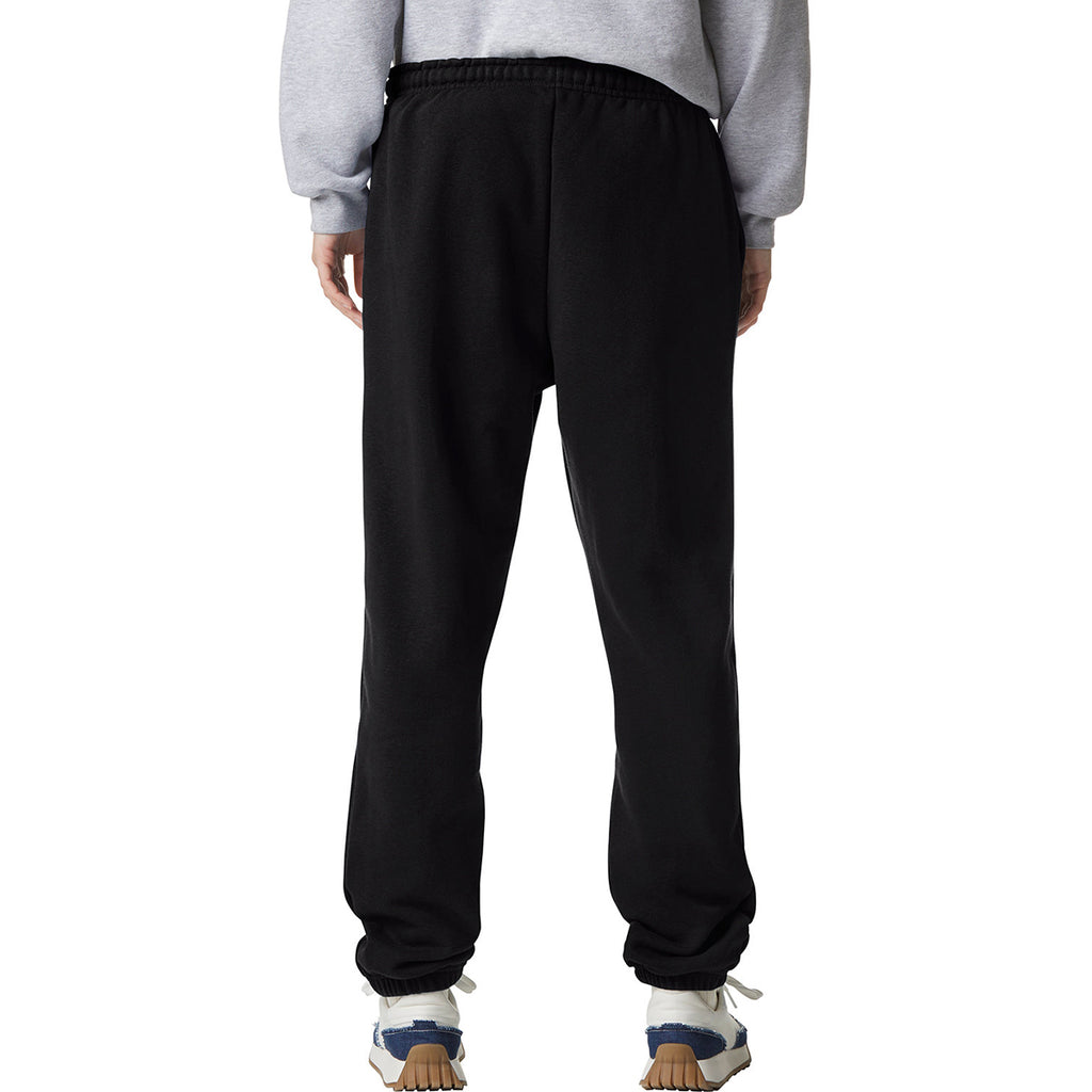 American Apparel Unisex Black ReFlex Fleece Sweatpant