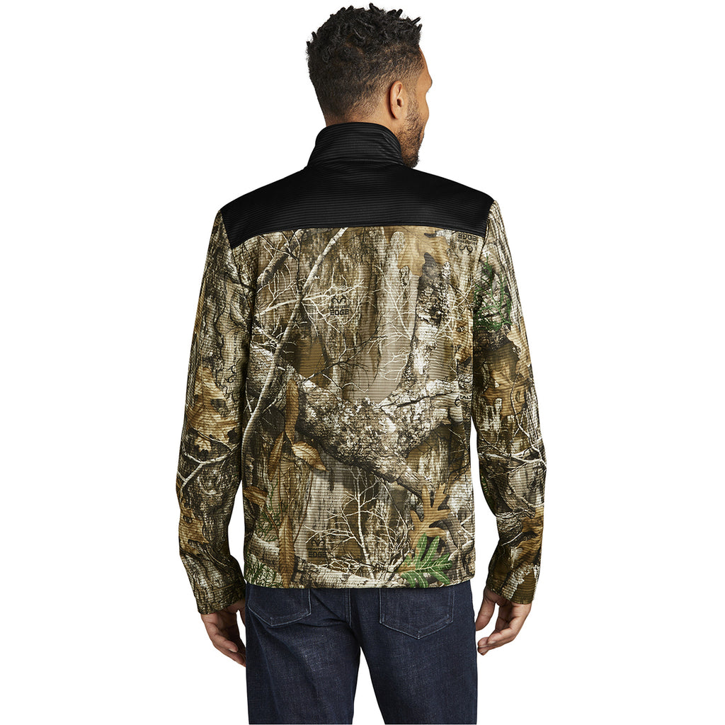 Russell Outdoors Men's Deep Black/ Realtree Edge Realtree Atlas Colorblock Soft Shell