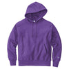 Champion Men's Purple Reverse Weave Hooded Sweatshirt