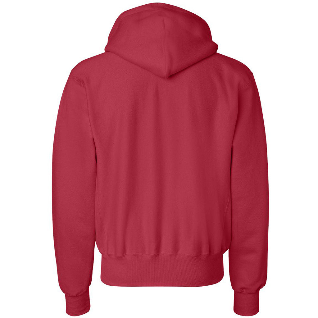 Champion Men's Scarlet Reverse Weave 12-Ounce Pullover Hood