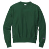 Champion Men's Dark Green Reverse Weave Crewneck Sweatshirt