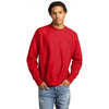 Champion Men's Red Reverse Weave Crewneck Sweatshirt