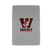 Magnet Group Grey Sport Terry Velour Towel with Dobby Hem