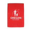 Magnet Group Red Sport Terry Velour Towel with Dobby Hem