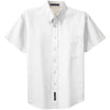 Port Authority Men's White/Light Stone Short Sleeve Easy Care Shirt