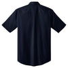 Port Authority Men's Navy S/S Value Poplin Shirt