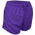 BAW Women's Purple Solid Running Shorts