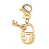 Carolee Gold Over Sterling Silver Lock and Key Charm