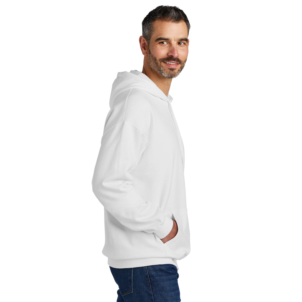 Gildan Men's White Softstyle Pullover Hooded Sweatshirt