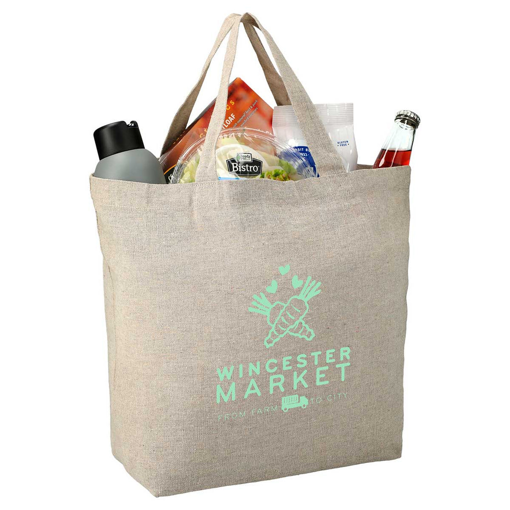 Bullet Natural Recycled 5oz Cotton Twill Grocery Tote