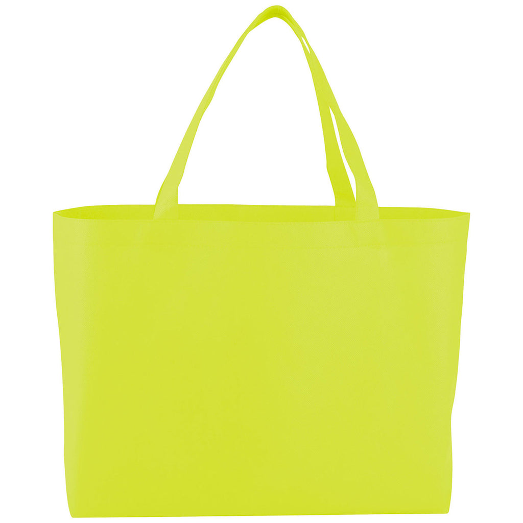 Bullet Lime Green Big Boy Non-Woven Shopper Tote