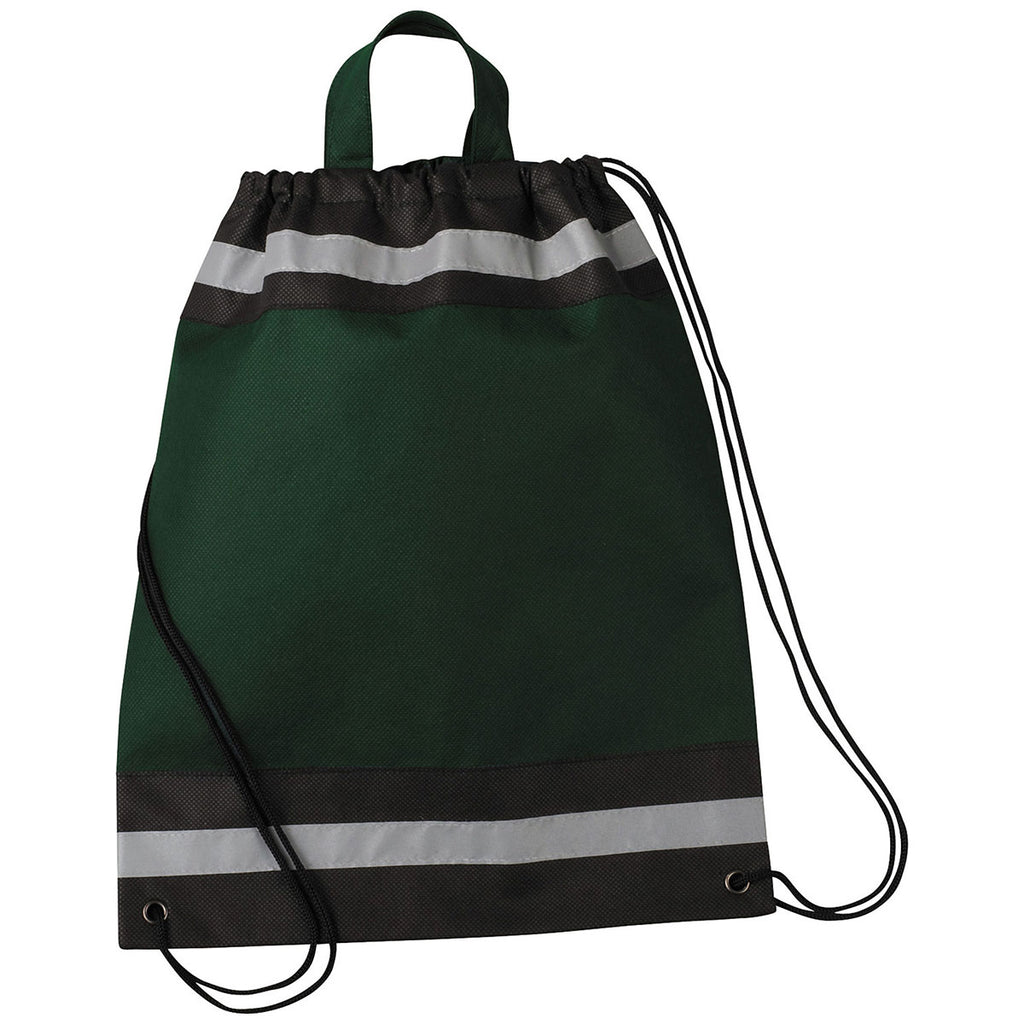 Bullet Hunter Green Small Non-Woven Drawstring Bag